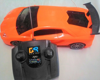 

OM High speed Radio control Car,Turn Left, right forward Backward. Size- 22/9 cm ( Colors may Vary)(Orange)
