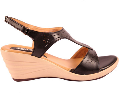 

LUSH Women Black Wedges