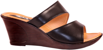 

LUSH Women Black Wedges