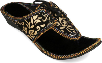 

Myra Women Black Wedges