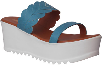 

Flora Women Blue Heels