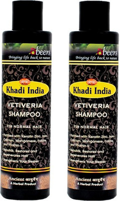 

khadi abeers VETIVERIA SHAMPOO - PACK OF 2 PCS(225 ml)