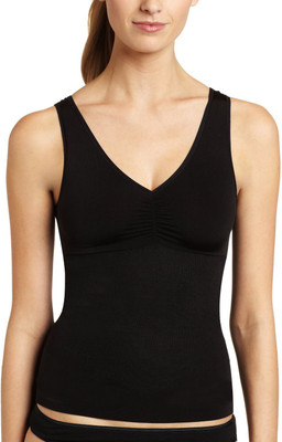 

Comfort Layer ™ Super Soft Camisole Bra Shaper Women Compression(Black Sleeveless