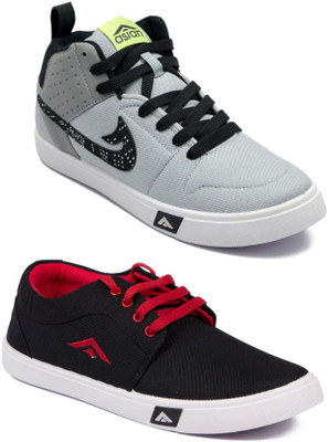 

Asian Men Casual & Running Shoes Combo Pack of 2 Sneakers For Men(Multicolor