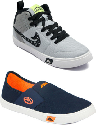 

Asian Men Casual & Running Shoes Combo Pack of 2 Sneakers For Men(Multicolor