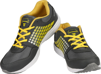 

Clarck Men's Premium Sports Running Shoes For Men(Yellow, Grey