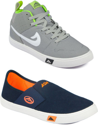 

Asian Men Casual & Running Shoes Combo Pack of 2 Casuals For Men(Multicolor
