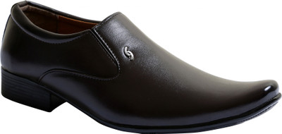 

Stylos 1152BR Slip On For Men(Black, Brown