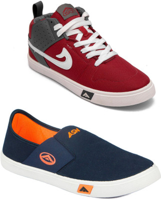 

Asian Men Casual & Running Shoes Combo Pack of 2 For Men(Multicolor