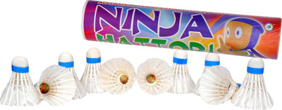 

STC Ninja Hattori White Medium Feather Shuttle - White(Medium, 77, Pack of 10)