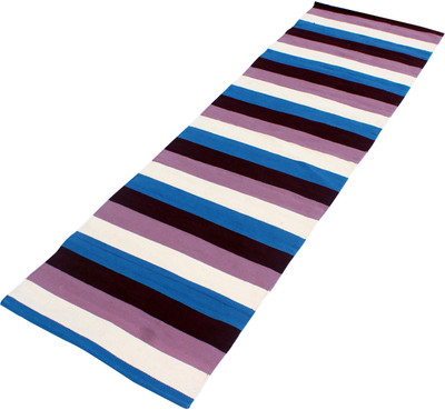 

Ryan Anti-Skid Rubber Coated Cotton Handwoven Yoga / Exercise Mat Multicolor 3 mm Yoga Mat, Maroon