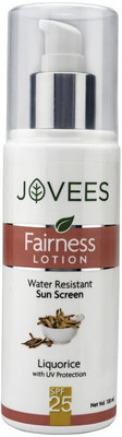 

Jovees Water Resistant Sun Screen Fairness Lotion - SPF 25(100 ml)