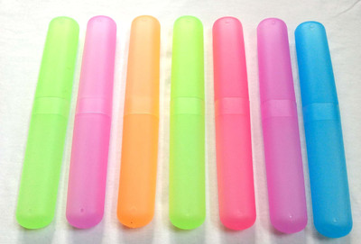 

smile4u Tooth brush Case Lid Plastic Toothbrush Holder (Multicolor) Plastic Toothbrush Holder(Multicolor)