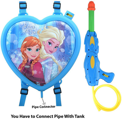 

Zest 4 Toyz Pressure Water Gun Pichkari with Tank, Holi 2.5 Litre - Frozen Princess Big Heart(Multicolor)