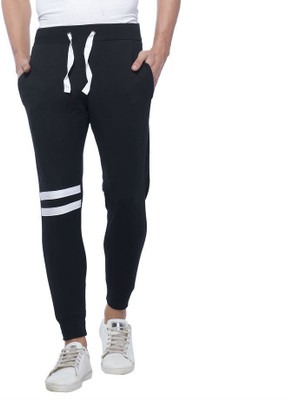 

Alan Jones Colorblock Men Black Track Pants