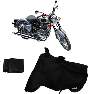 FASTEST Two Wheeler Cover for Royal Enfield(Twin, Black)