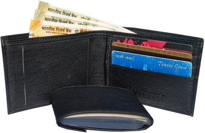 

Wenzest Boys Black Artificial Leather Wallet(10 Card Slots)