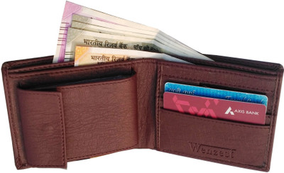

Wenzest Boys Brown Artificial Leather Wallet(10 Card Slots)
