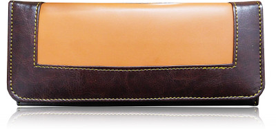 

SN LOUIS Women Casual Brown, Tan Artificial Leather Wallet(10 Card Slots)