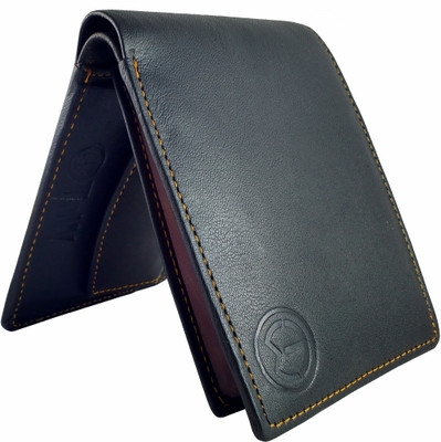 

TnW Men Casual Black Genuine Leather Wallet(3 Card Slots)