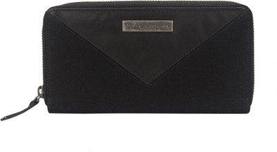 

Lets Talk Design Women Casual Black Genuine Leather Wallet(4 Card Slots), Navy