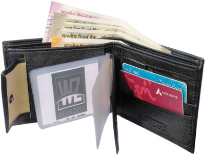 

Wenzest Boys Black Artificial Leather Wallet(10 Card Slots)