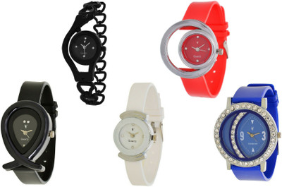 

Orayan New OAJS020 Muiti Color Analog 5 Watch - For Girls