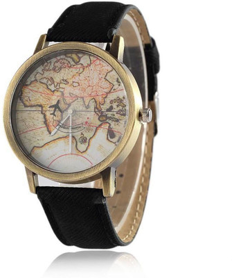 

Cloudwood World Map Denim 22BL Designer Stylish Men's / Boy's Watch - For Boys
