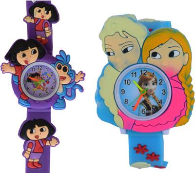 

VITREND (TM) New Cartoon Combo Good Gift Watches Watch - For Boys & Girls