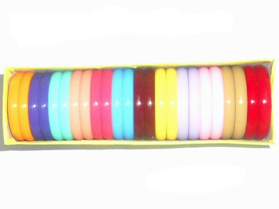 

GOELX Designer Printed 24 Stylish Kada Bangles set - 24 kada Bangle Set - Design 8