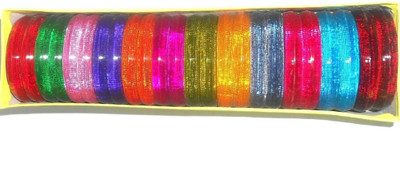 

GOELX Designer Printed 24 Stylish Kada Bangles set - 24 kada Bangle Set - Design 10
