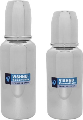 

Vishnu essentials Avtar stainless steel (180 ml) (250 ml) feeding bottle - 430 ml(Silver)