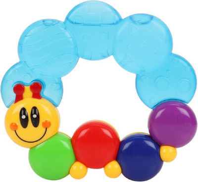 

M-Alive Colorful Caterpillar Baby Rattle teether Rattle(Multicolor)