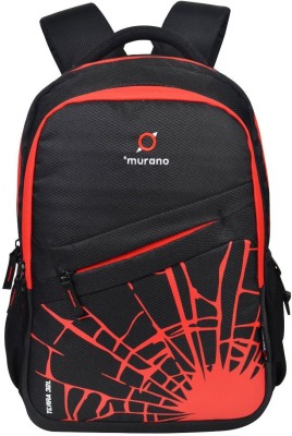 

Murano Terra Backpack with 3 Compartment School/College Backpack 32 L Backpack(Black)