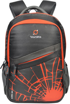 

Murano Terra Backpack with 3 Compartment School/College Backpack 32 L Backpack(Grey)
