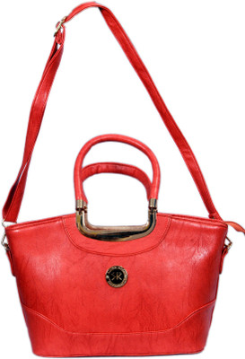 

silver rose Rose hand bag Silver Waterproof Shoulder Bag(Orange, 12 inch)