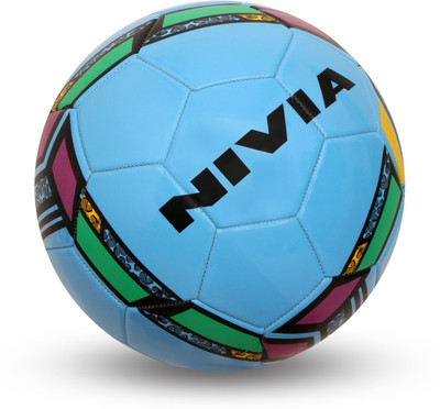 Nivia WORLD FEST Football - Size: (Pack of , Blue