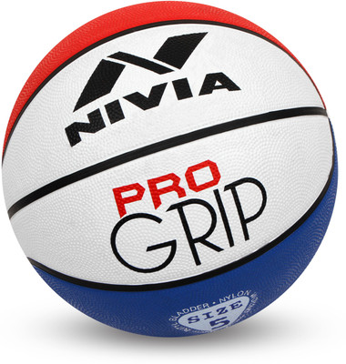 

Nivia Pro Grip Basketball - Size: (Pack of 1, Red, Blue, White