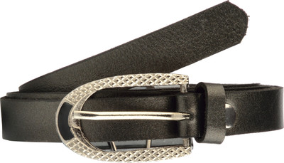

Exotique Women Formal Black Genuine Leather Belt