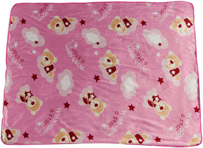 

Offspring Cartoon  Crib Baby Blanket(Polyester, Pink