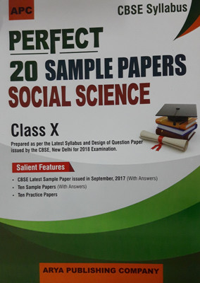 Perfect 20 Sample Papers Social Science Class X(English, Paperback, unknown)