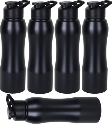 

Style Homez Stainless Steel Water Bottle 750 ml Set of 5 Sipper, Black Color 3750 ml Sipper(Pack of 5, Black)