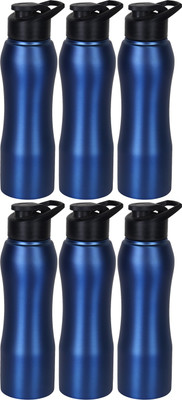

Style Homez Stainless Steel Water Bottle 750 ml Set of 6 Sipper, Blue Color 4500 ml Sipper(Pack of 6, Blue)