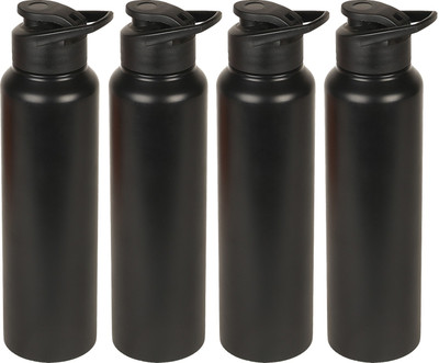 

Style Homez Stainless Steel Water Bottle 1000 ml Set of 4 Sipper, Black Color 4000 ml Sipper(Pack of 4, Black)