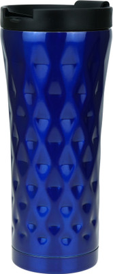 

ZEVORA Diamond Stainless Steel Travel Mug with Lid 750 ml Shaker(Pack of 1, Blue)