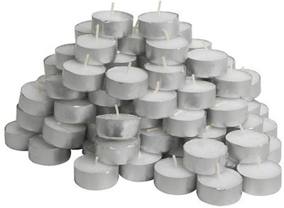 

The holy mart Tea Light Candle Pack of 50 Candle(White, Pack of 50)