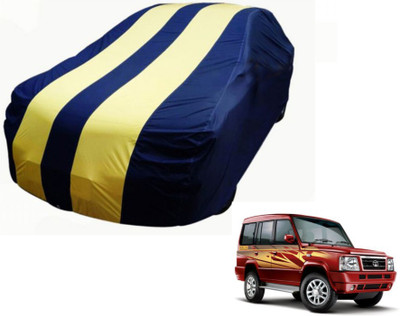 MOCKHE Car Cover For Tata Sumo Gold (Without Mirror Pockets)(Blue, Yellow)