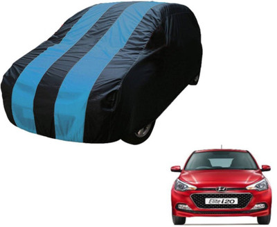 MOCKHE Car Cover For Hyundai Elite i20 (Without Mirror Pockets)(Blue)