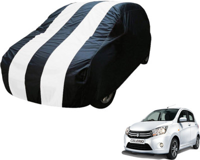 Flipkart SmartBuy Car Cover For Maruti Suzuki Celerio (Without Mirror Pockets)(Blue, White)