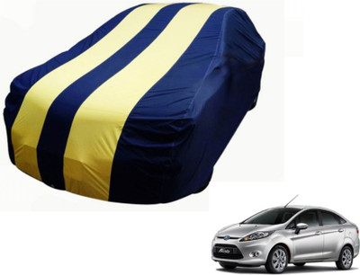 MOCKHE Car Cover For Ford Fiesta Classic (Without Mirror Pockets)(Blue, Yellow)